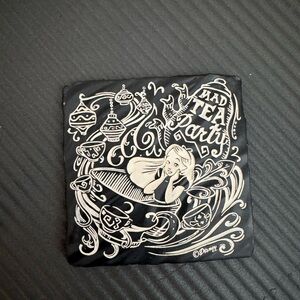 Disney Parks Alice in Wonderland stone etched decor